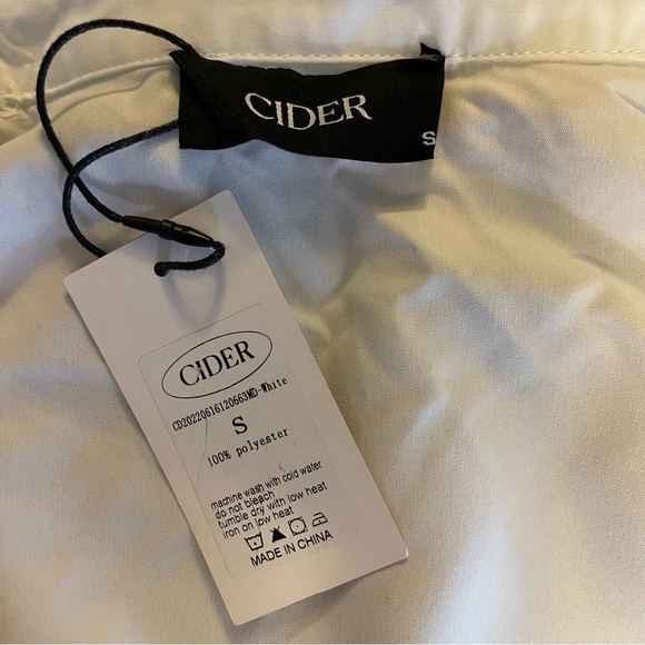 Cider Corset Lace Up Back Detail Fitted Shirt Mini Dress - Picture 8 of 8